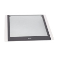 Oven outer Door - 5610440033 Front Glass White Silk Screened [Electrolux Aeg]
